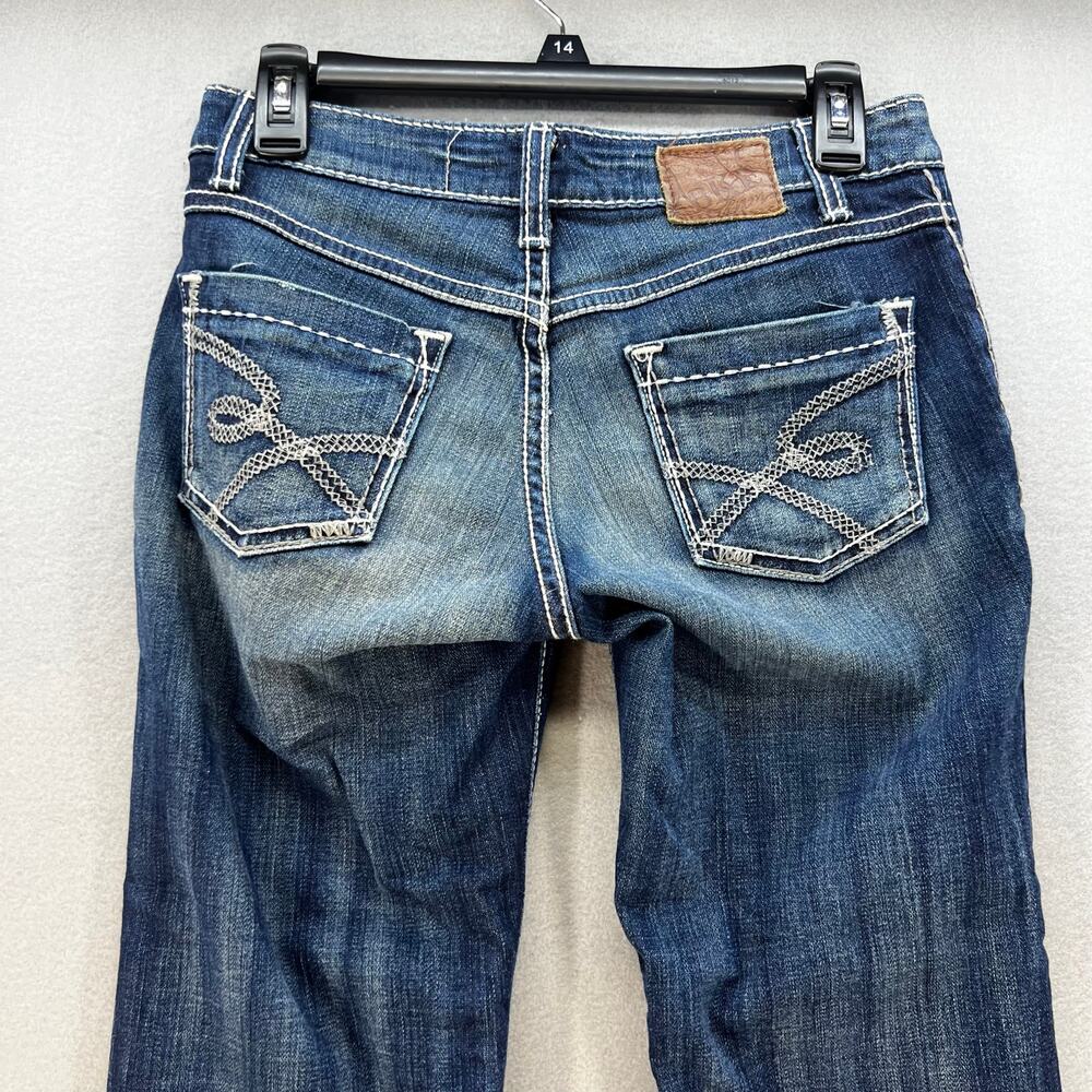 BKE Jeans Women's 26 (2) Dark Blue Kate Capri Stretch Preppy Normcore Casual - Picture 3 of 14